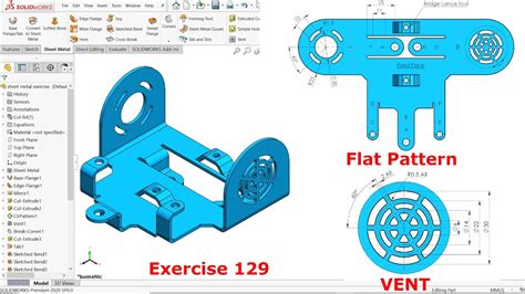 solidworks advanced sheet metal tutorial pdf|solidworks sheet metal practice exercises.